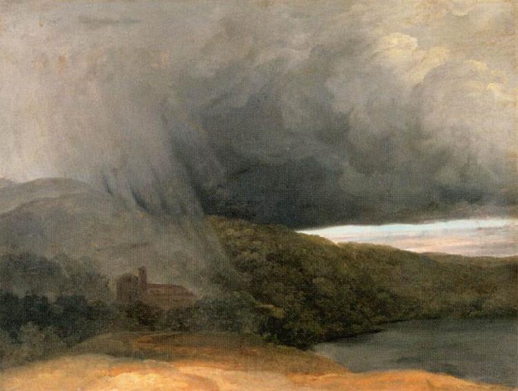 Pierre-Henri de Valenciennes Storm by a Lake